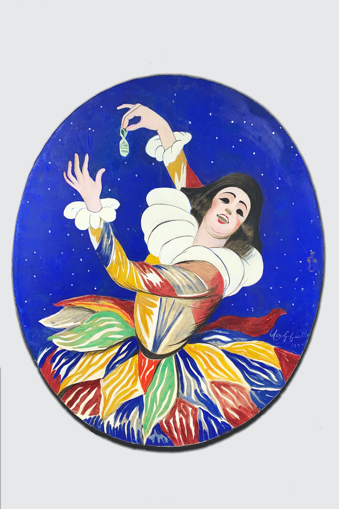 Arlecchino - Acquerello su carta di Leonetto Cappiello